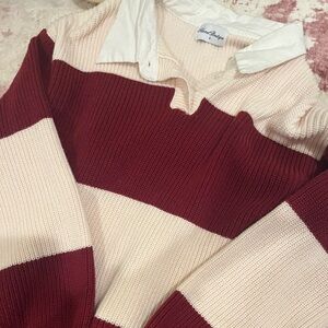 Hazel Boutique collared sweater